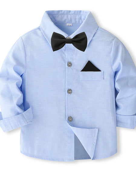 Dapper Cub Blue Bow Formal Set - 4piece