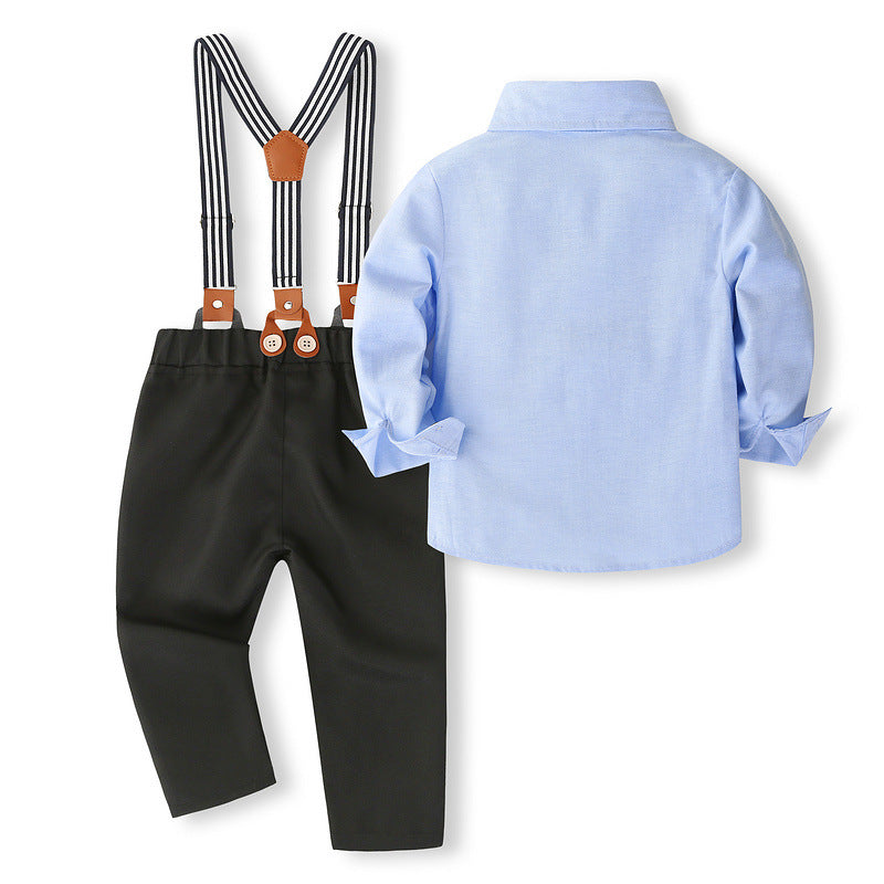 Dapper Cub Blue Bow Formal Set - 4piece