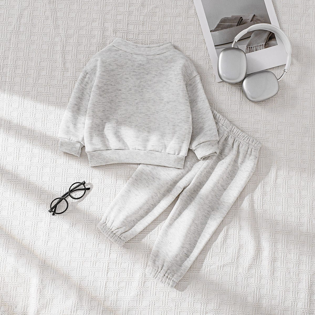 Silver Sprint '89 Quarter Zips Joggers Set