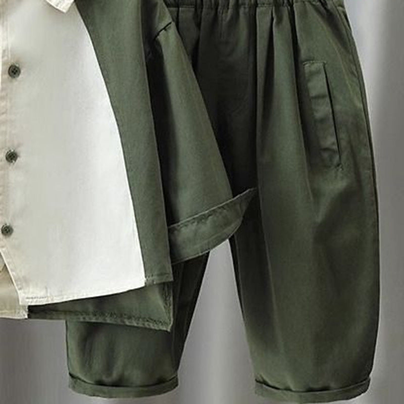 TwoTone Forest Shirt and Trouser Set