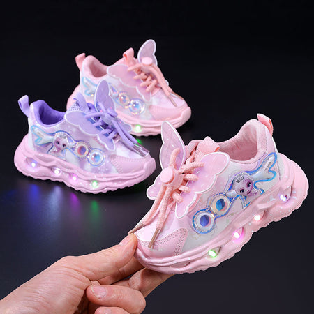 Frosty Flutter Light Up Kids Sneakers
