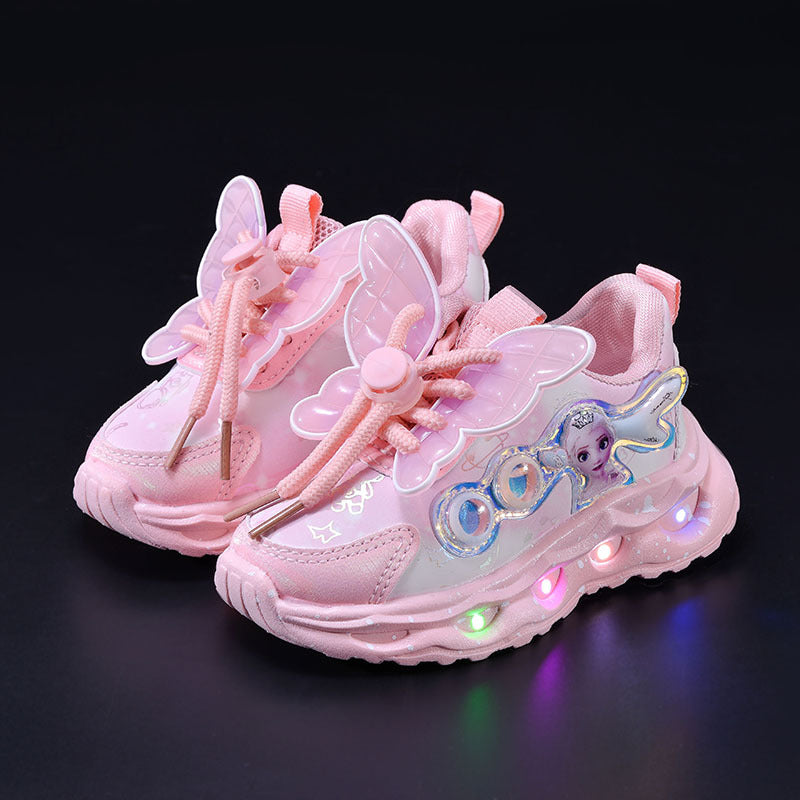 Frosty Flutter Light Up Kids Sneakers