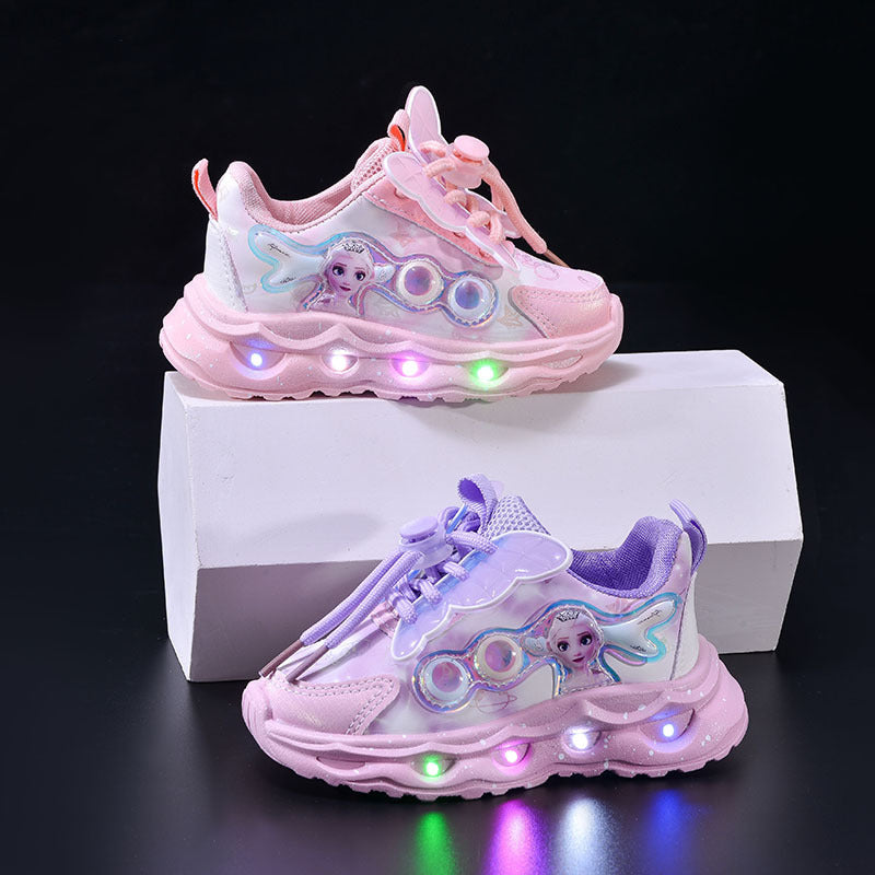 Frosty Flutter Light Up Kids Sneakers