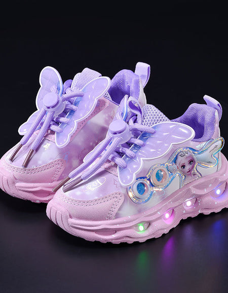 Frosty Flutter Light Up Kids Sneakers