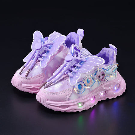 Frosty Flutter Light Up Kids Sneakers