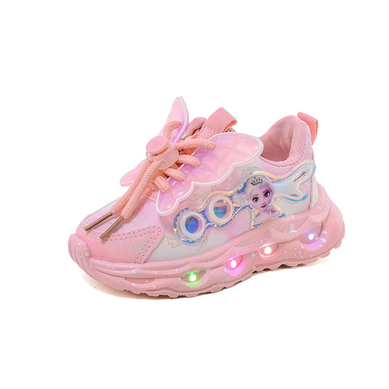 Frosty Flutter Light Up Kids Sneakers