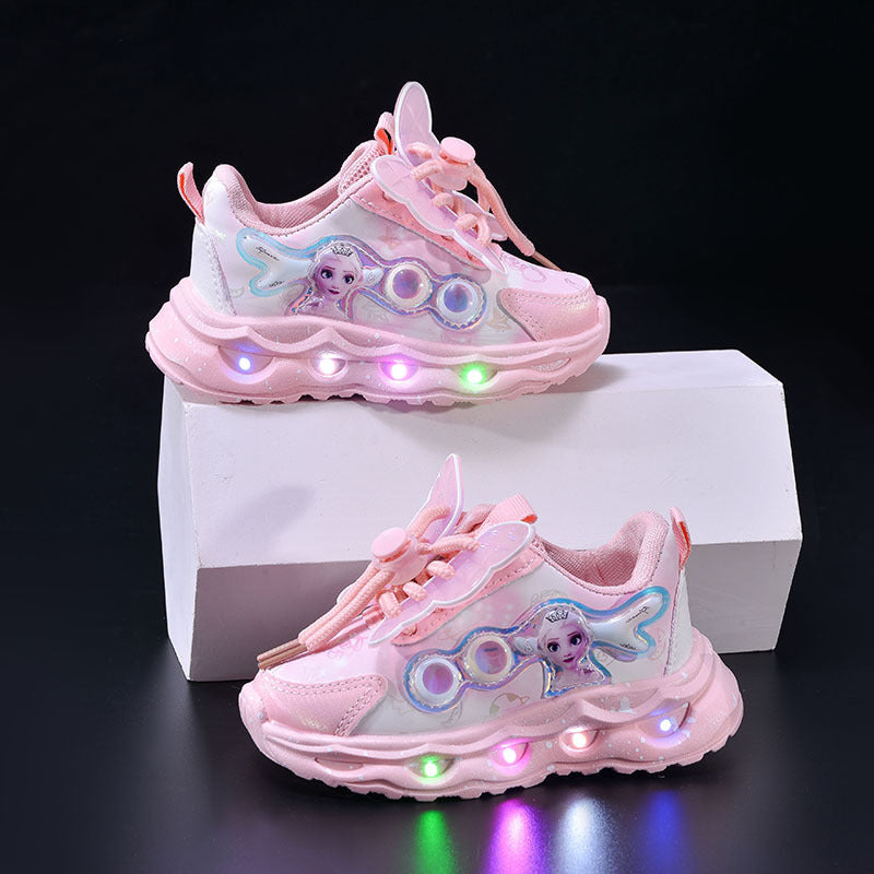 Frosty Flutter Light Up Kids Sneakers