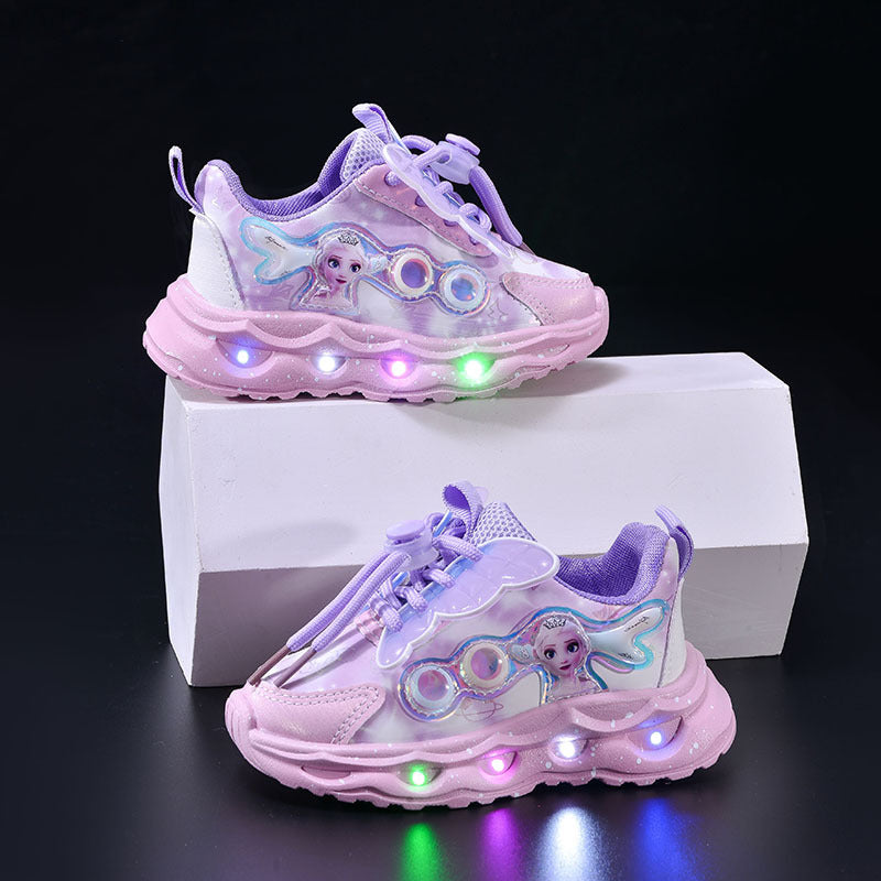 Frosty Flutter Light Up Kids Sneakers