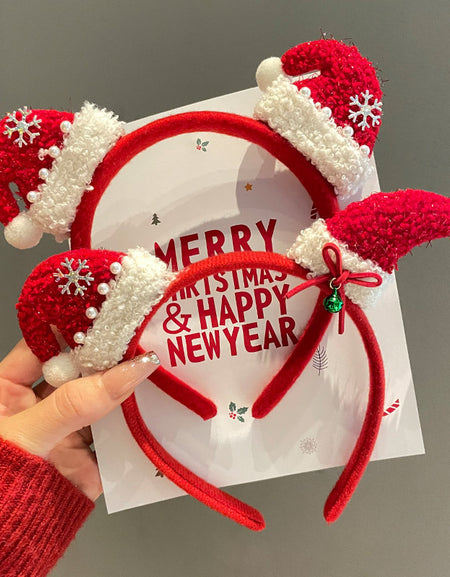 Christmas Big Bow Alice Bands