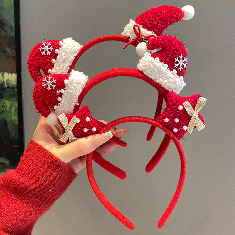 Christmas Big Bow Alice Bands