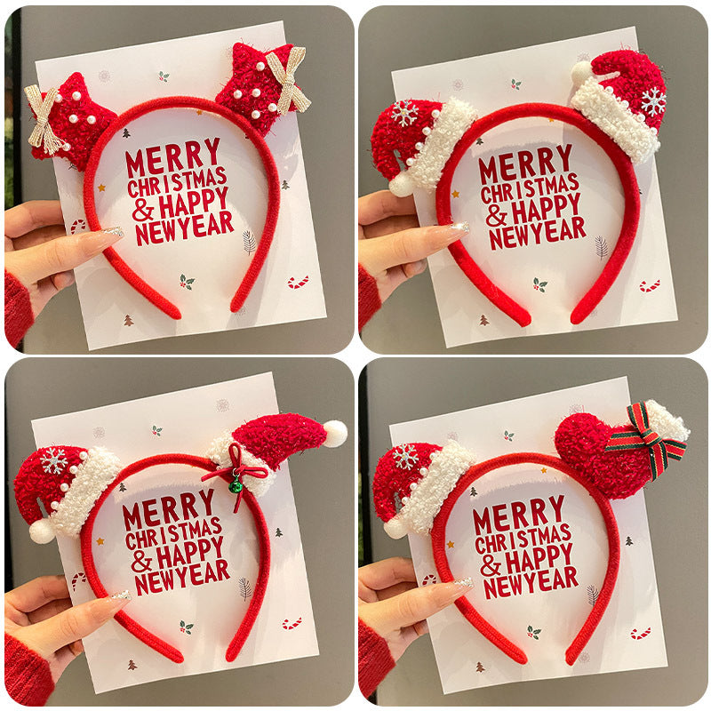 Christmas Big Bow Alice Bands