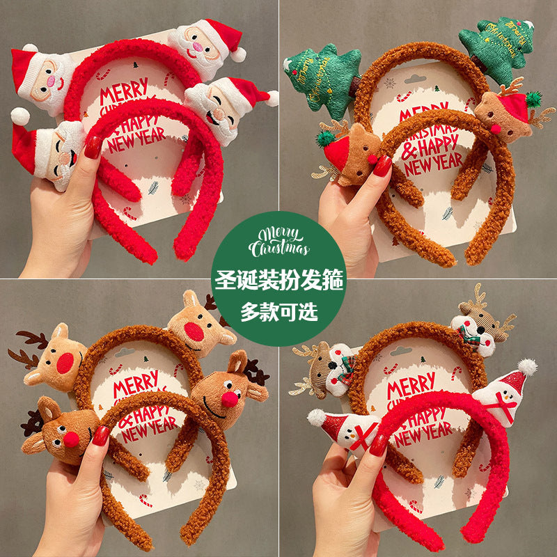 Christmas Big Bow Alice Bands