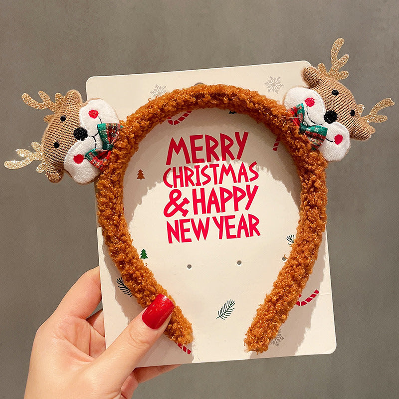 Christmas Big Bow Alice Bands