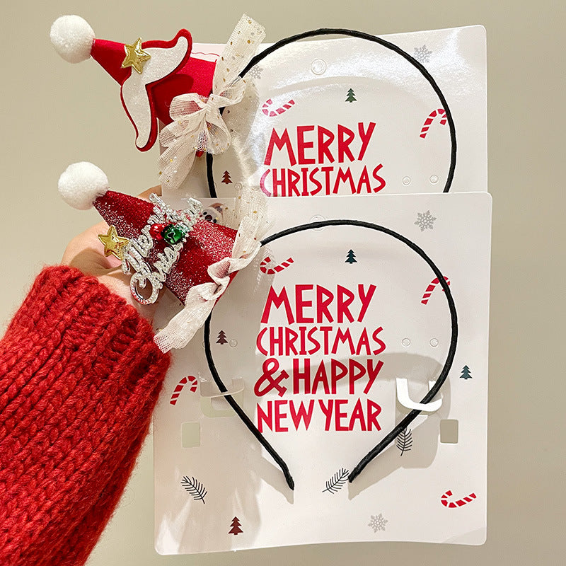 Christmas Big Bow Alice Bands