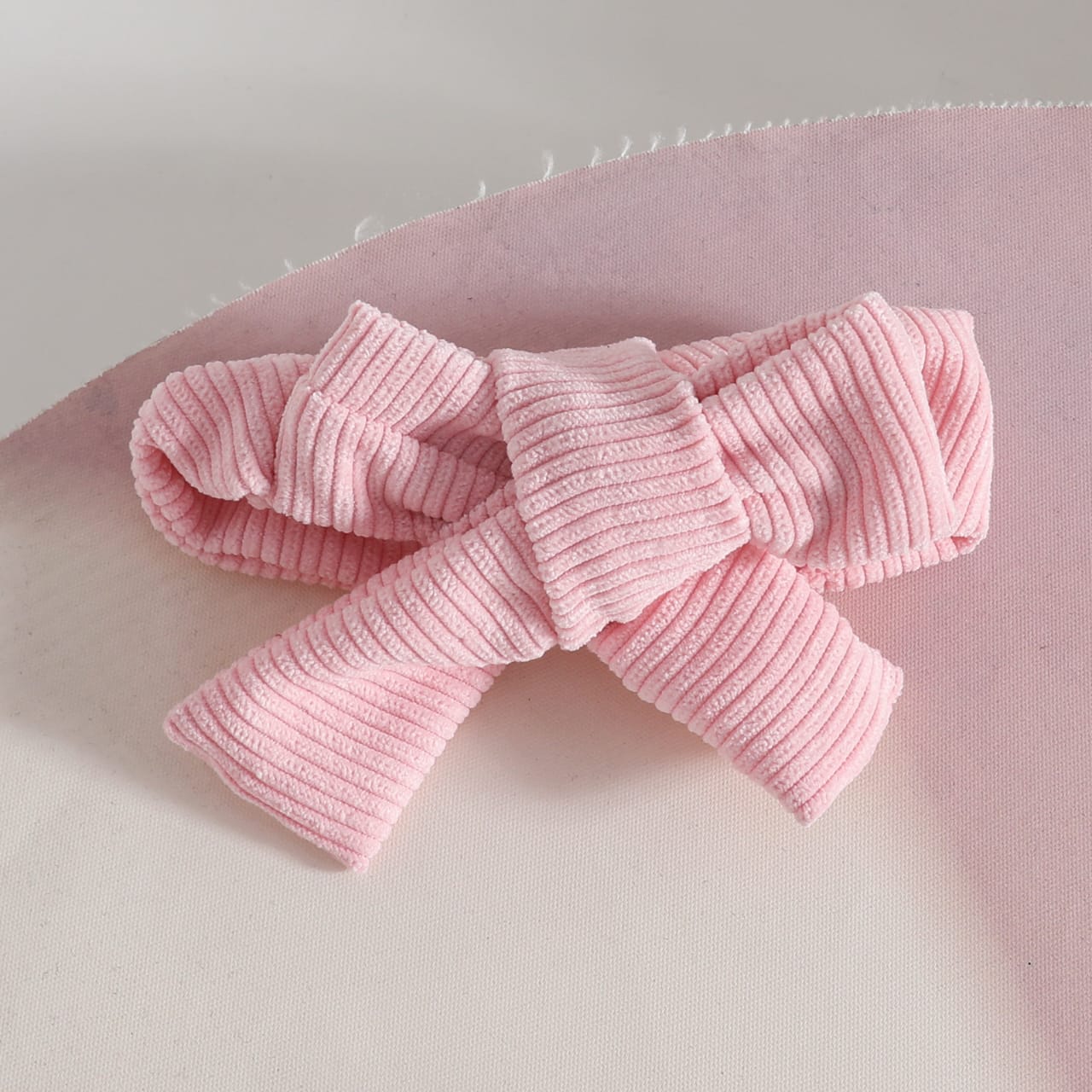 Pink Corduroy Pinafore & Heart Onesie Set