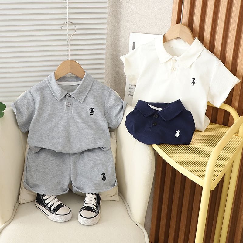 Classic Rider 2piece Polo Shirt & Tailored Shorts