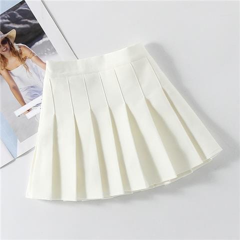 Color Pop Pleated Skirt - 4 Classic Shades