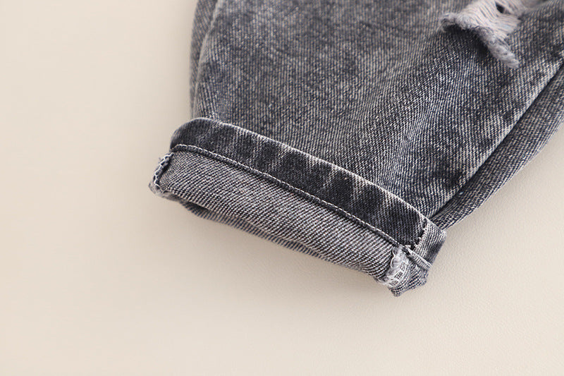 Stripe Pop 2piece Shirt and Denim Set