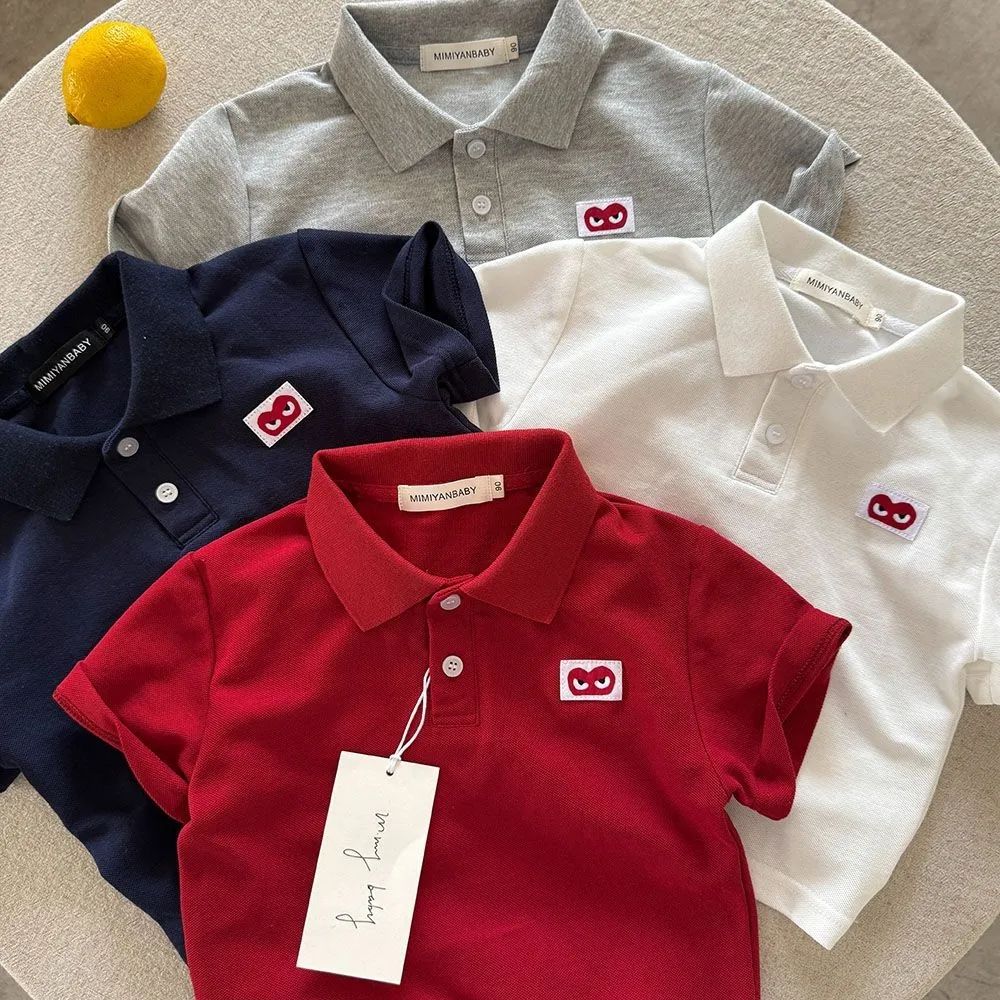 Heart Eyes Classic Polo - Navy, White, Mustard, Red, Gray