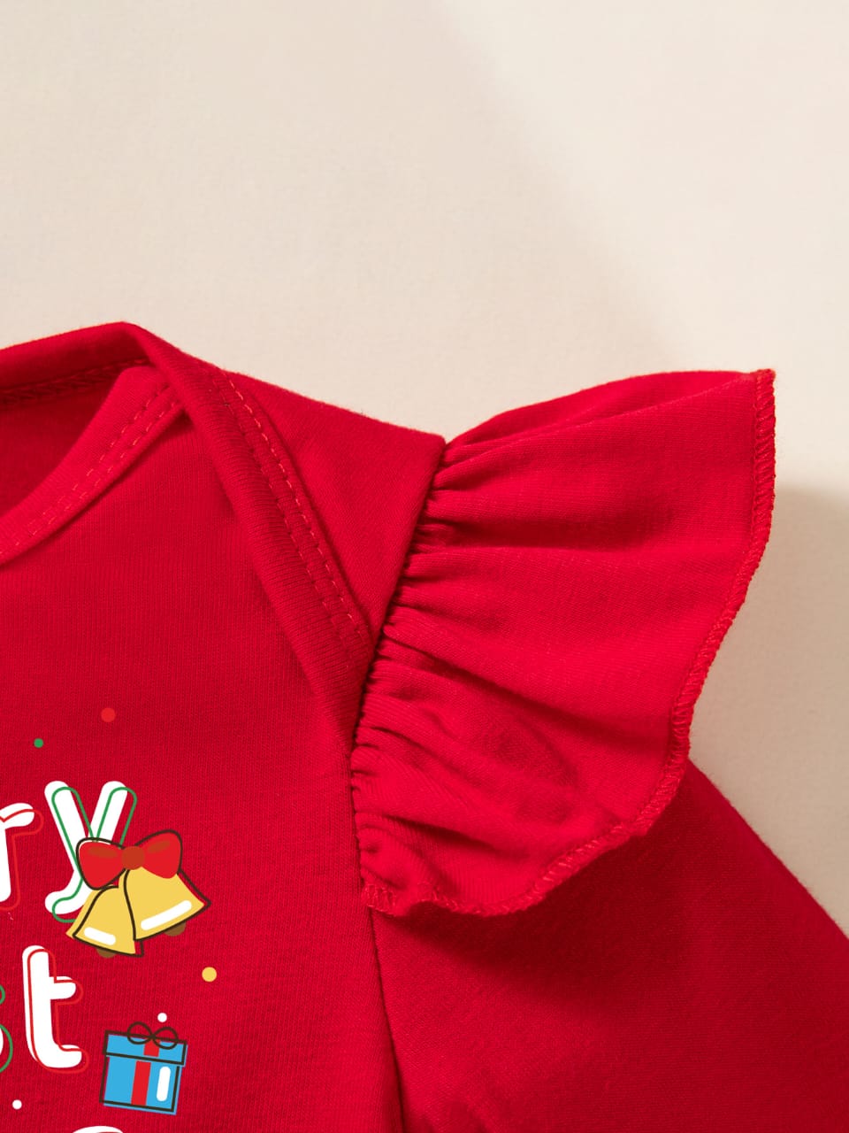 Merry Sparkle Christmas Set - Red Tulle & Onesie