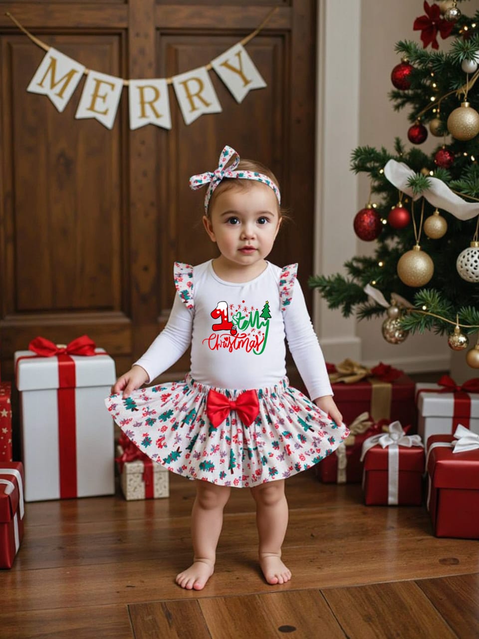 Merry Magic 2piece Christmas Baby Set