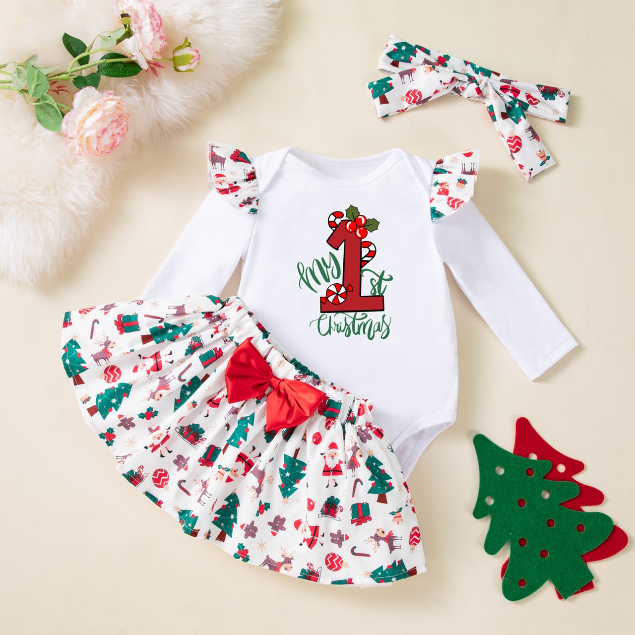 Merry Magic 2piece Christmas Baby Set