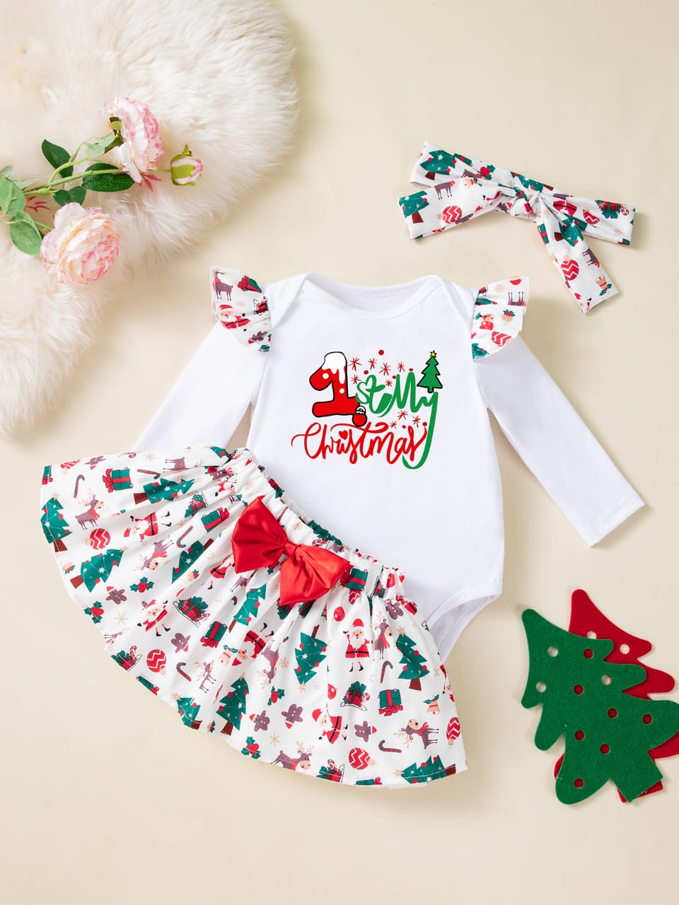 Merry Magic 2piece Christmas Baby Set