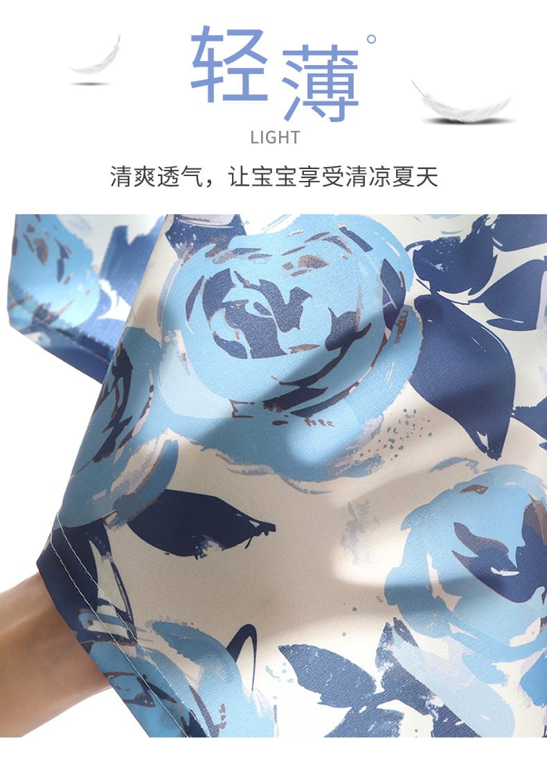 Print Parade Shirt and Shorts 2piece Set