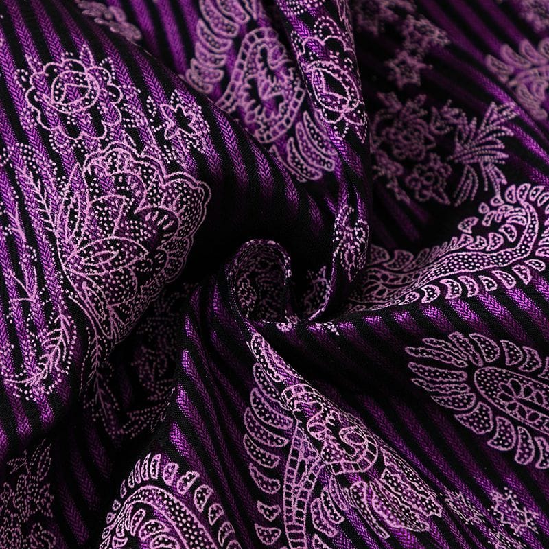 Paisley Stripe Button-Up Shirt