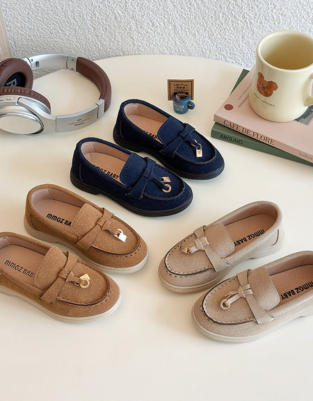 Mini Buckle Luxe Loafers