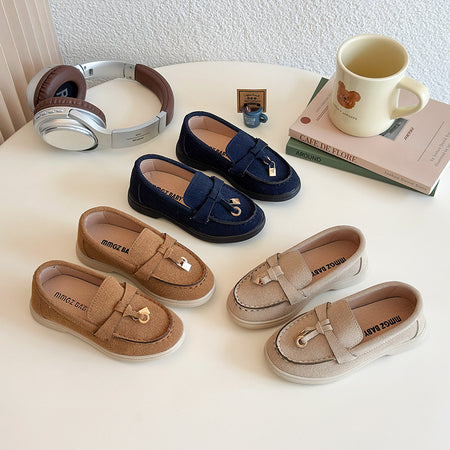 Mini Buckle Luxe Loafers