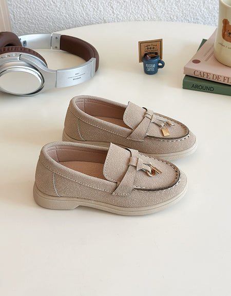 Mini Buckle Luxe Loafers