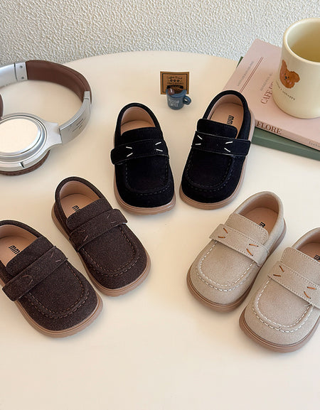 Mini Stride Suede Loafers