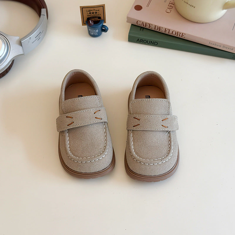 Mini Stride Suede Loafers
