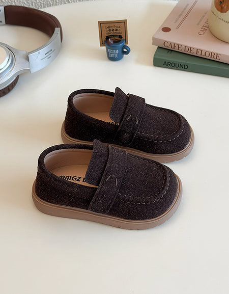Mini Stride Suede Loafers