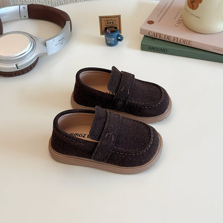 Mini Stride Suede Loafers