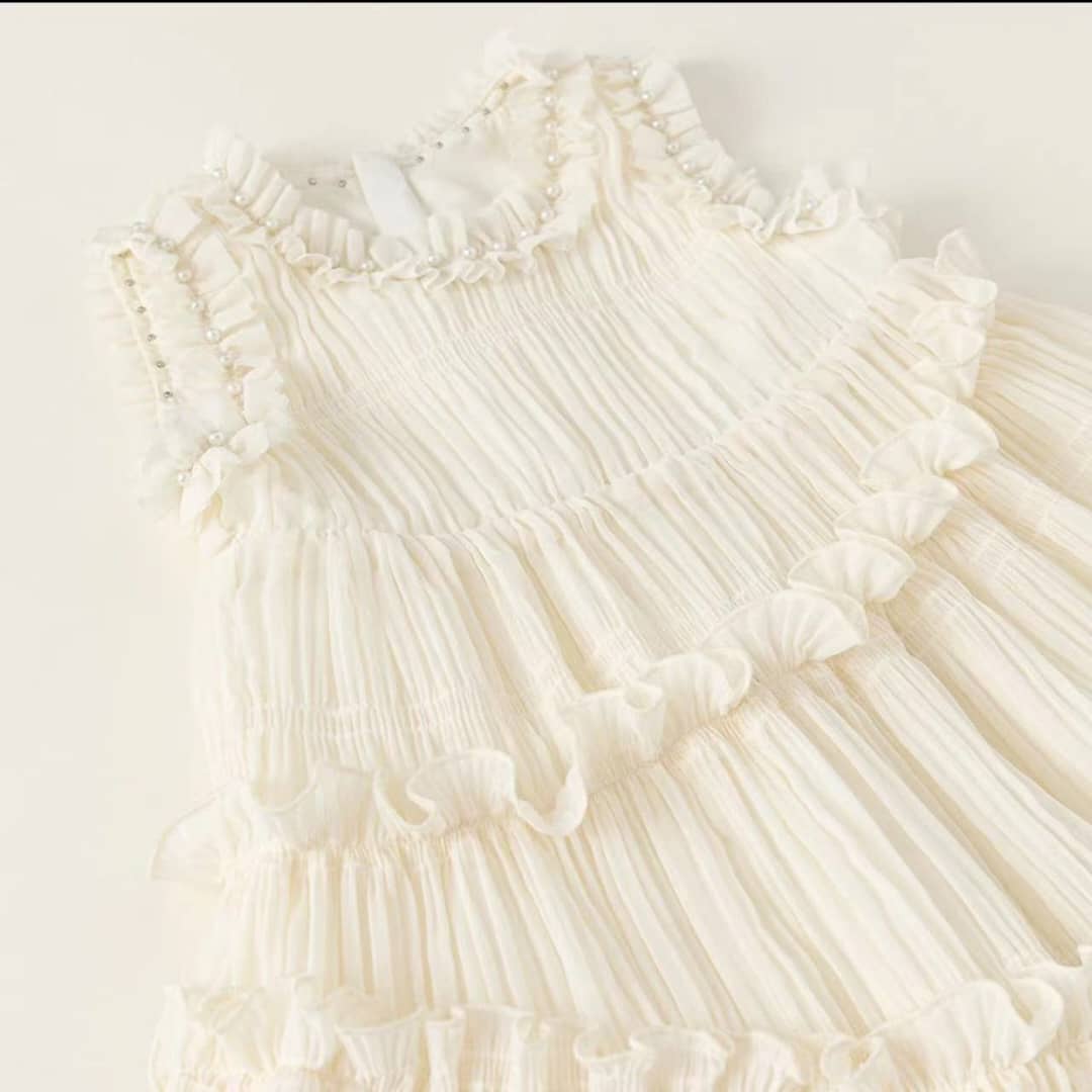 Pretty Ruffled Tiered Princess Dress