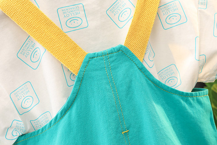 Stylish Overall & Tee Combo