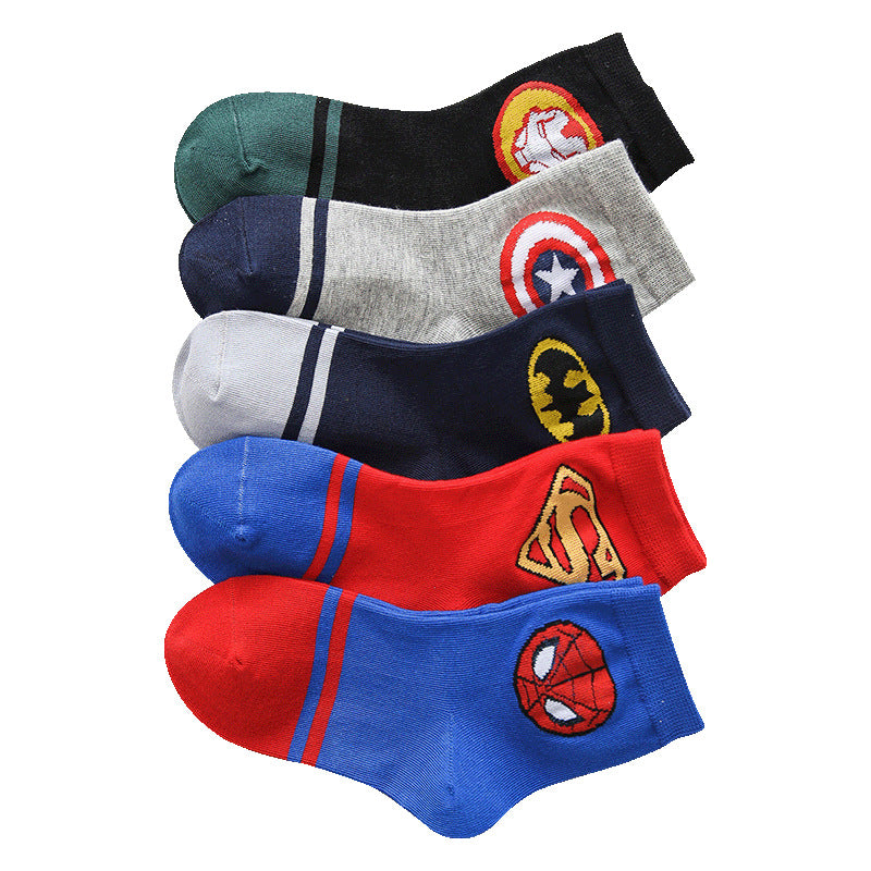 Superhero Themed 5in1 Socks Set