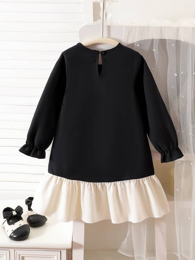 Pearl Bow Elegant Dress