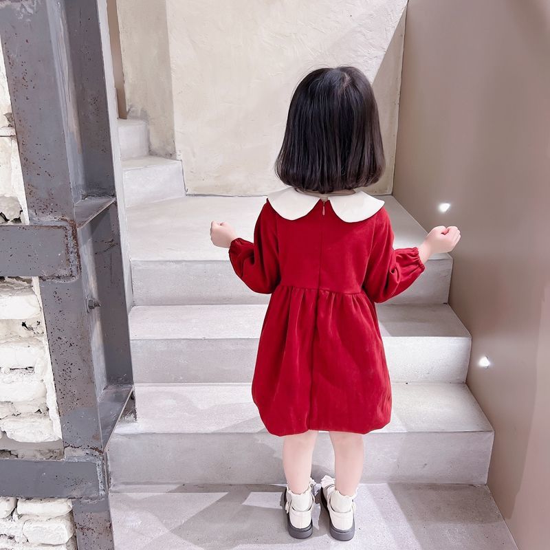 Layered Square Cape Button Day Dress