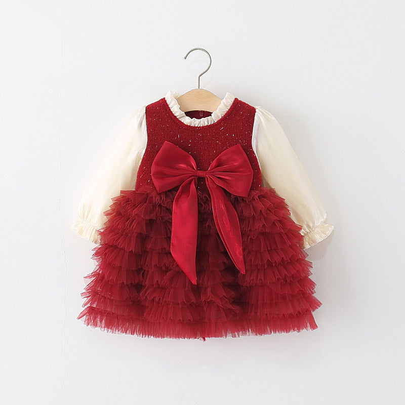 Ruby Ruffles Holiday Tutu Dress