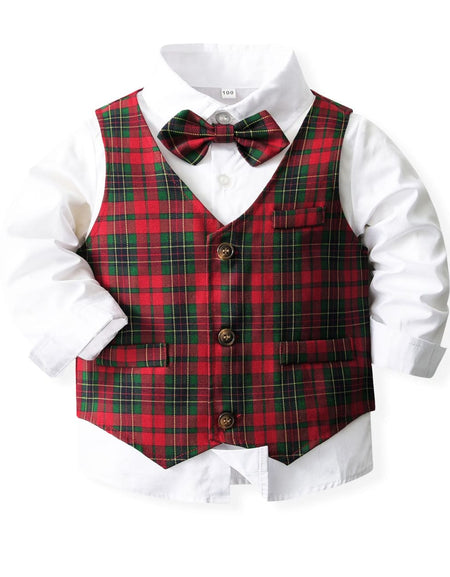 Tartan Tidings Boys Holiday Set