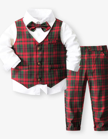 Tartan Tidings Boys Holiday Set