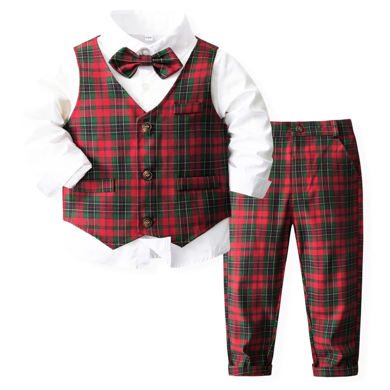 Tartan Tidings Boys Holiday Set