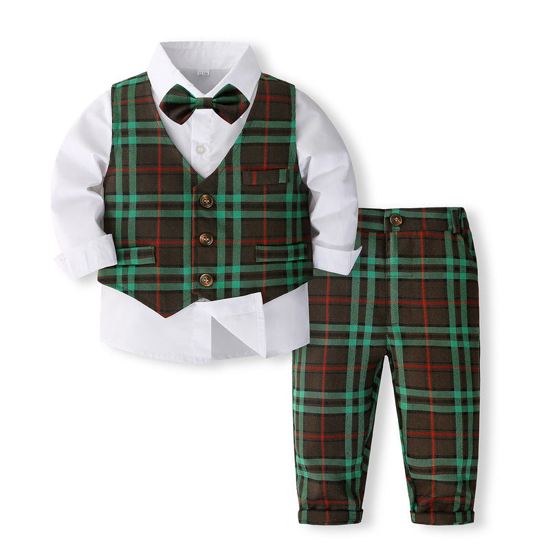 Tartan Tidings Boys Holiday Set