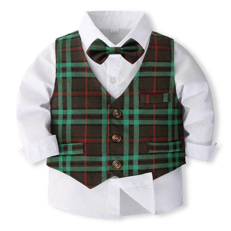 Tartan Tidings Boys Holiday Set