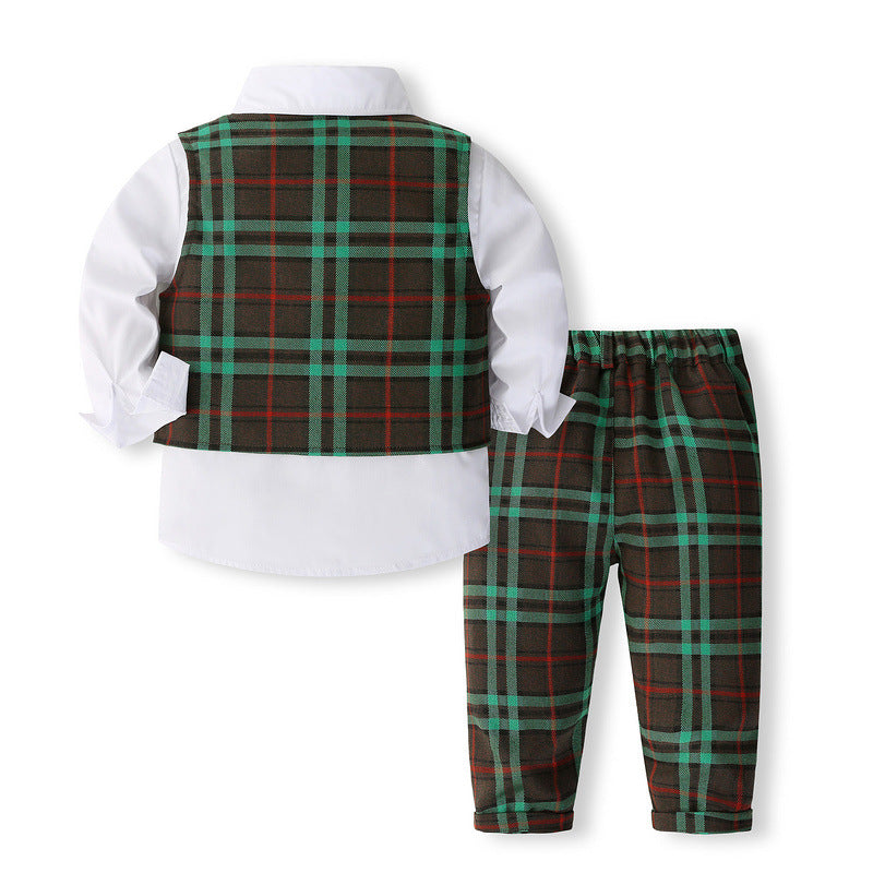 Tartan Tidings Boys Holiday Set