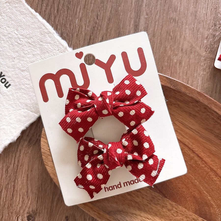 Christmas Charm Twin Bow Sets