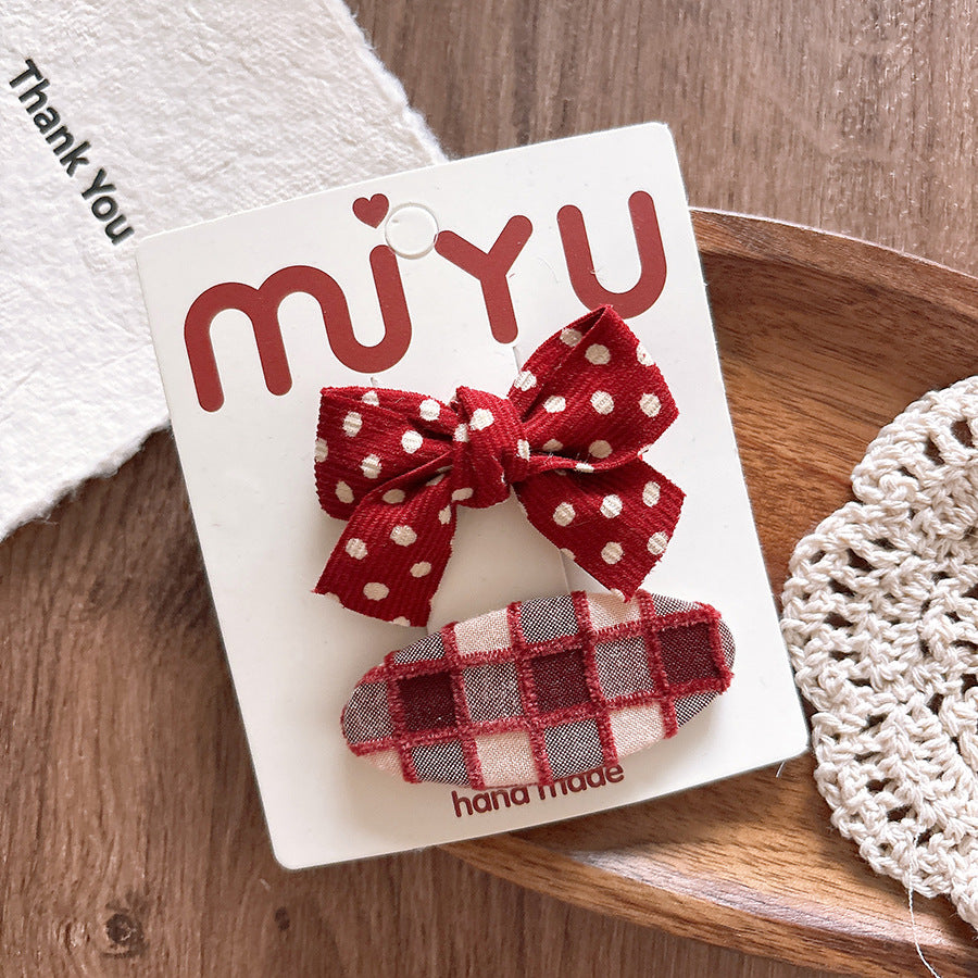 Christmas Charm Twin Bow Sets